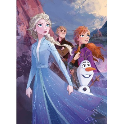 Puzzle 150 pièces - Elsa, Anna et Olaf - Disney La Reine des
