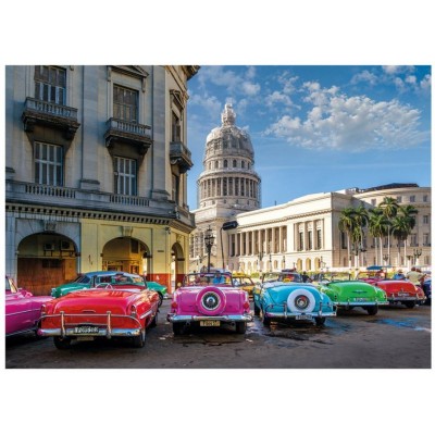 Educa - Puzzle 1000 pièces - Voiture vintage à La Havane