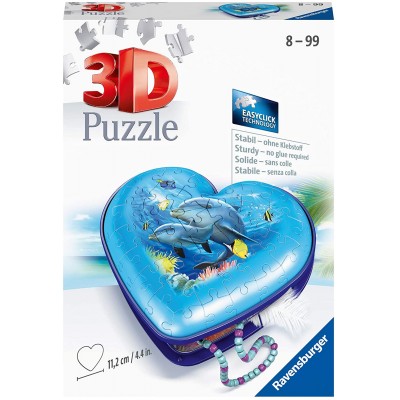 Puzzle 3D - Boîte de Rangement - Monde Sous-marin