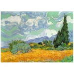   Puzzle en Bois - Van Gogh - Wheat Field with Cypresses