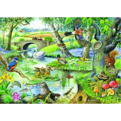 Puzzle The-House-of-Puzzles-1646 Pièces XXL - Tales Of The River