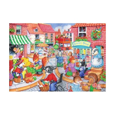 Puzzle The-House-of-Puzzles-1837 Pièces XXL - In The Town