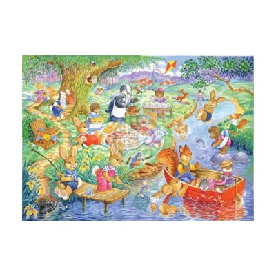 Puzzle The-House-of-Puzzles-1844 Pièces XXL - Picnic Time