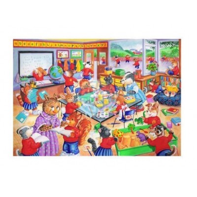 Puzzle The-House-of-Puzzles-1868 Pièces XXL - School Days