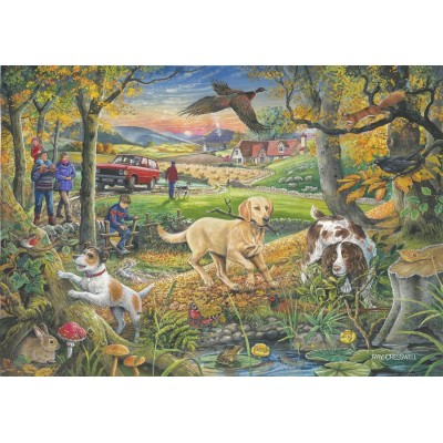 Puzzle The-House-of-Puzzles-2407 Pièces XXL - Evening Walk