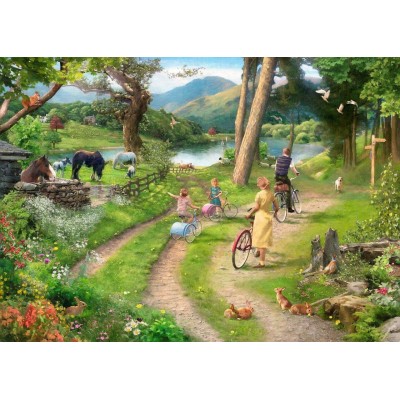 Puzzle The-House-of-Puzzles-3404 Pièces XXL - Family Day Out