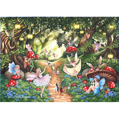 Puzzle The-House-of-Puzzles-4739 Pièces XXL - Faerie Dell