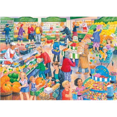 Puzzle The-House-of-Puzzles-4838 Pièces XXL - Darley Collection - Supermarket Dash