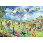 Puzzle   Pièces XXL - Darley Collection - Let's Go Fly a Kite