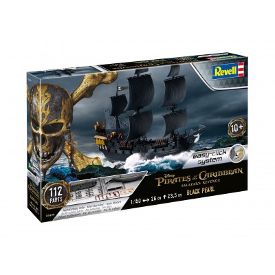 Revell-05499 Maquette - Puzzle 3D Easy Click System - Black Pearl