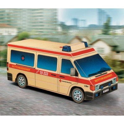 Puzzle Schreiber-Bogen-633 Maquette en carton : Ambulance