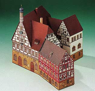 Puzzle Schreiber-Bogen-72198 Maquette en Carton : Mairie de Forchheim