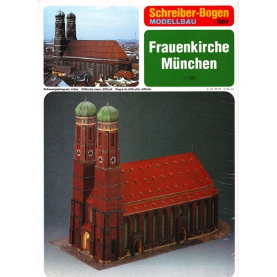 Puzzle Schreiber-Bogen-72459 Maquette en Carton : Cathédrale de Munich