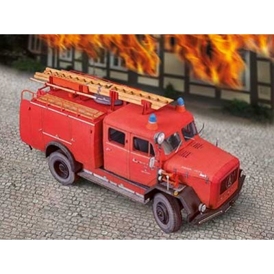 Puzzle Schreiber-Bogen-765 Maquette en Carton : Camion de Pompiers Magirus-Deutz TLF 16