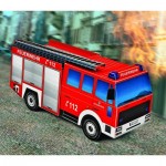 Puzzle   Maquette en Carton : Camion de pompier