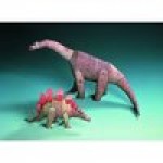 Puzzle   Maquette en carton : Deux dinosaures