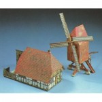   Maquette en Carton : Moulin à Vent et bâtiment de Ferme