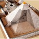 Maquette en Carton : Pyramide avec Temple de la Vallée