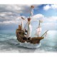 Maquette en Carton : The Columbus Ship Santa Maria