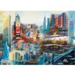   Puzzle en Bois - New York - Collage