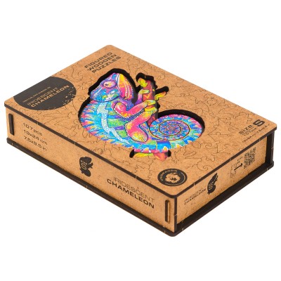 Puzzle Unidragon-50030 Caméléon Irisé - Taille S