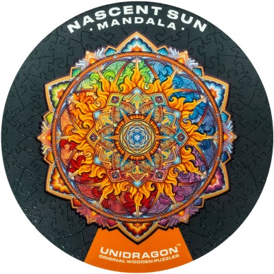 Puzzle Unidragon-50286 Mandala Soleil Naissant - Taille M