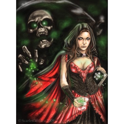 Puzzle Ricordi-51569 Scarlet Gothica - Absinthe
