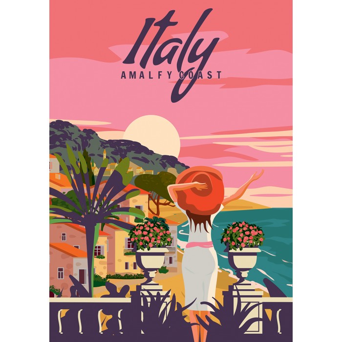 Puzzle  Alipson-Puzzle-F-50112 Italie - Côte d'Amalfy