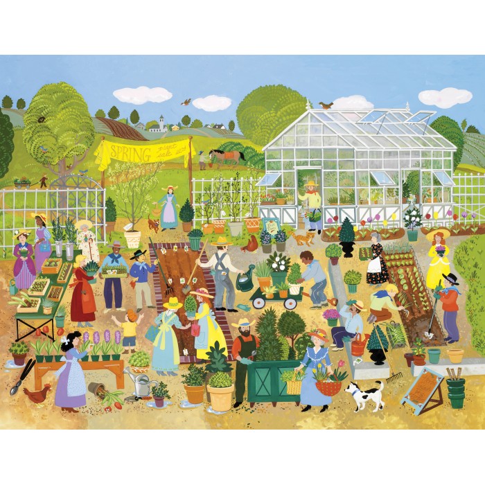 Puzzle   Vente de Plantes de Printemps