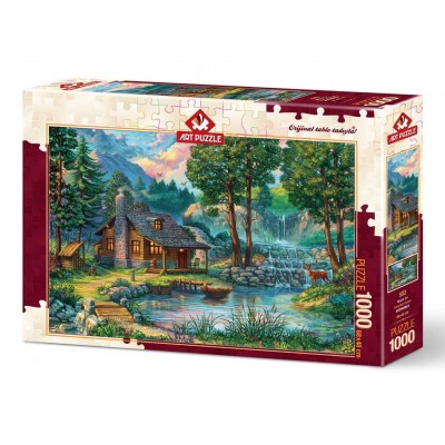 Puzzle Art-Puzzle-4223 Maison de Conte de Fée