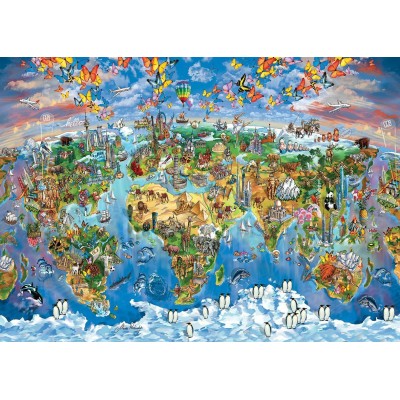 Puzzle Art-Puzzle-4278 Couleurs du Monde