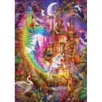 Puzzle  Art-Puzzle-5075 Le Château Arc-en-Ciel