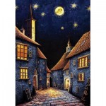 Puzzle  Art-Puzzle-5102 Medieval Inn Night