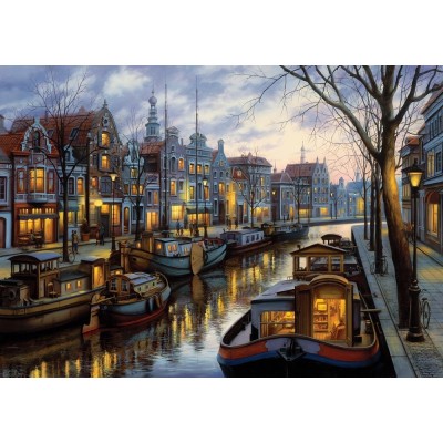 Puzzle Art-Puzzle-5389 La Lumière du Canal