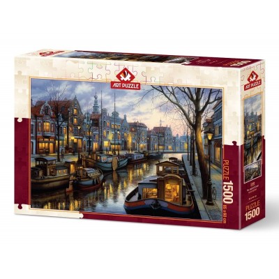 Puzzle Art-Puzzle-5389 La Lumière du Canal