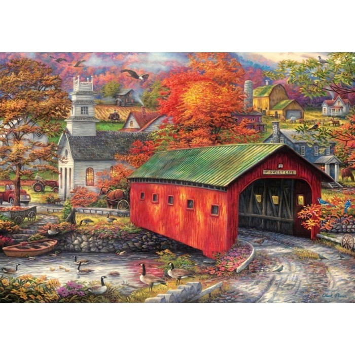 Puzzle  Art-Puzzle-5528 Le Pont de la Douce Vie