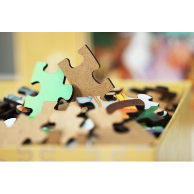 Art-Puzzle-5883 Puzzle en Bois - Abeilles et Orchestre