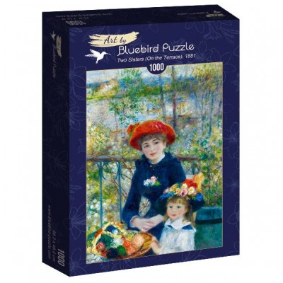 Puzzle Art-by-Bluebird-60050 Renoir - Two Sisters (On the Terrace), 1881