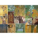 Puzzle  Art-by-Bluebird-60156 Gustave Klimt - Collage