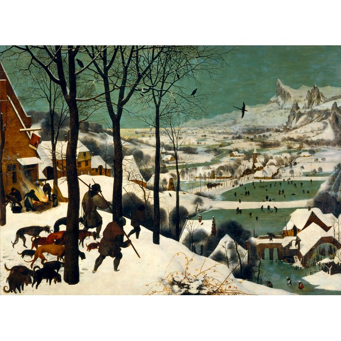 Pieter Brueghel Le Vieux - Chasseurs dans la Neige