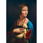 Puzzle  Art-by-Bluebird-F-60213 Leonardo Da Vinci - Lady with an Ermine, 1489