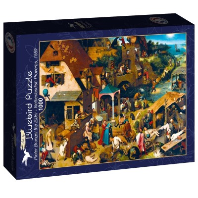 Puzzle Art-by-Bluebird-F-60226 Pieter Bruegel the Elder - Netherlandish Proverbs, 1559