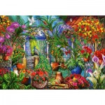 Puzzle  Bluebird-Puzzle-70258-P Tropical Green House