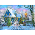 Puzzle  Bluebird-Puzzle-70340-P Christmas at Home