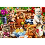Puzzle  Bluebird-Puzzle-70400 Kittens in the Potting Shed