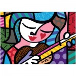 Puzzle  Bluebird-Puzzle-F-90016 Romero Britto - Girl with guitar