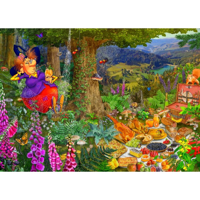 Puzzle  Bluebird-Puzzle-F-90319 The Witch Picnic