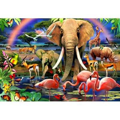 Puzzle Bluebird-Puzzle-F-90358 African Savannah