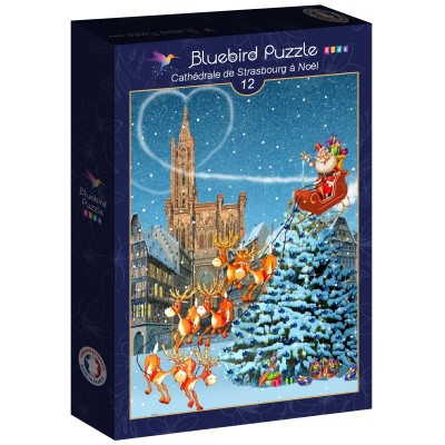 Puzzle Bluebird-Puzzle-F-90410 François Ruyer - Cathédrale de Strasbourg à Noël