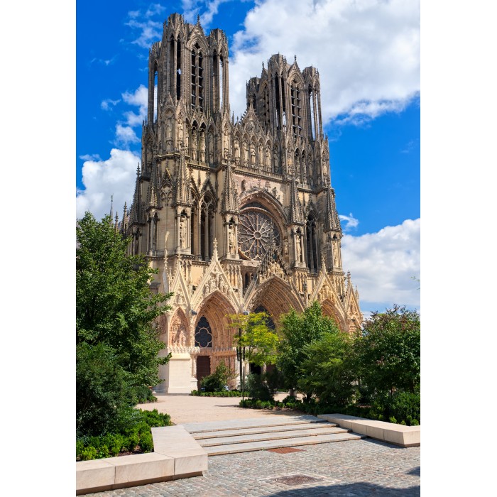 Vue sur la Cathédrale de Reims